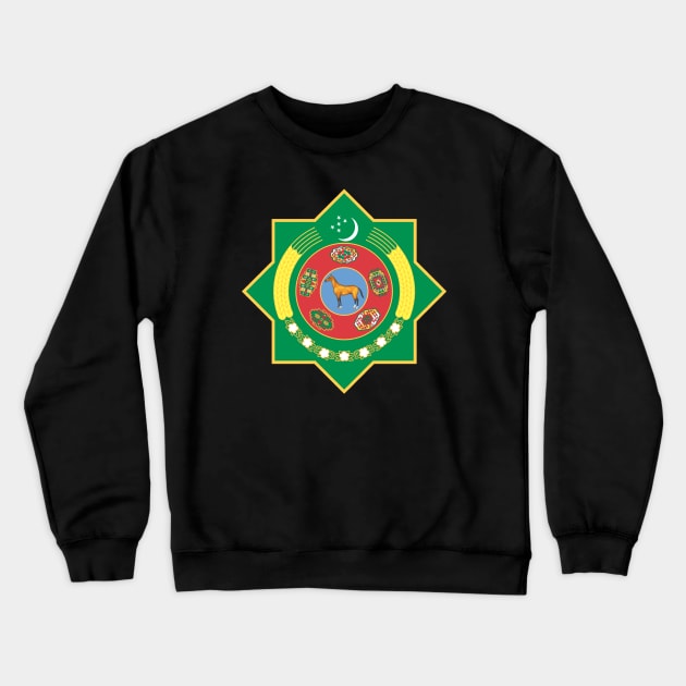 Turkmenistan Crewneck Sweatshirt by Wickedcartoons